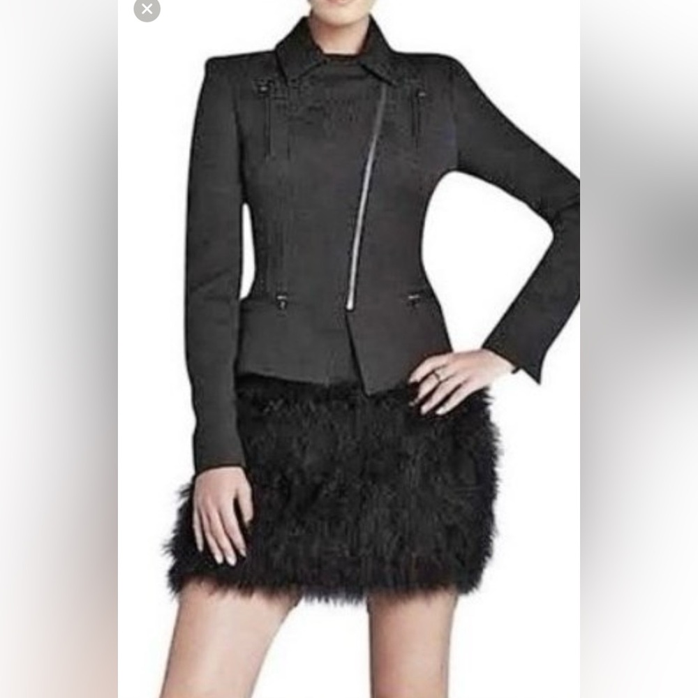 BCBGMAXAZARIA Floral Jacquard Black Jacket FINAL PRICE